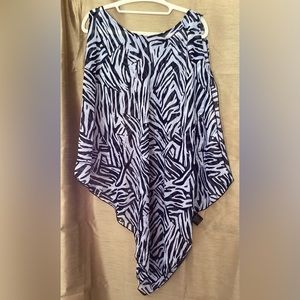 Beautiful cover up zebra print..